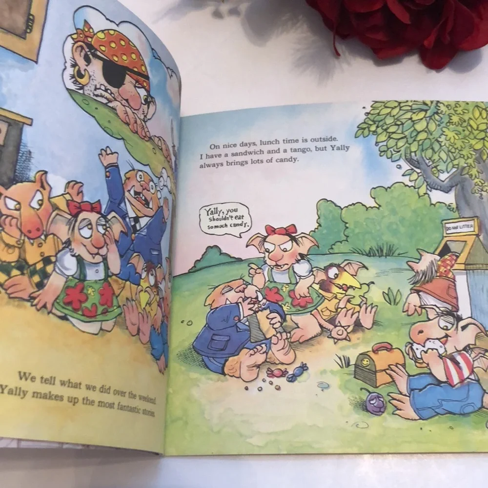 LITTLE MONSTER AT SCHOOL BOOK Little Monster Bedtime Book 1980s monster Books